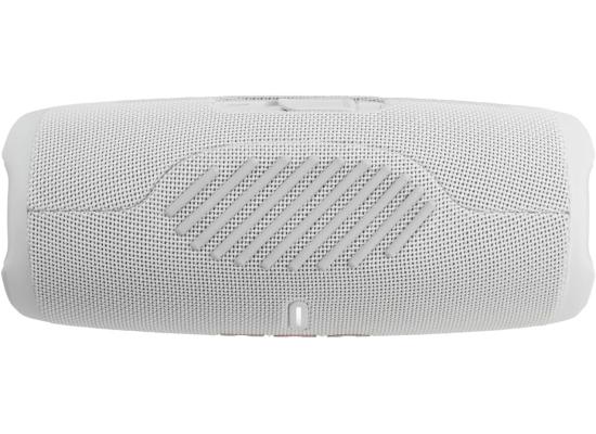 JBL Charge 5 Portable Waterproof Speaker with Powerbank - White